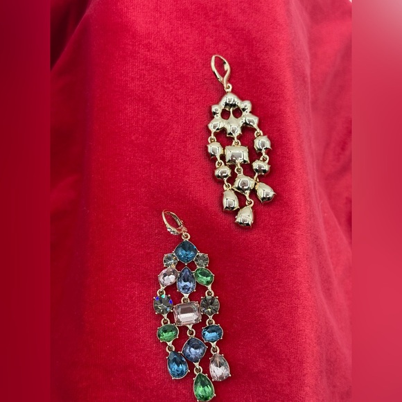GIVENCHY PRE-LOVED 2000 Edwardian Revival Chandelier Earrings - Picture 5 of 11